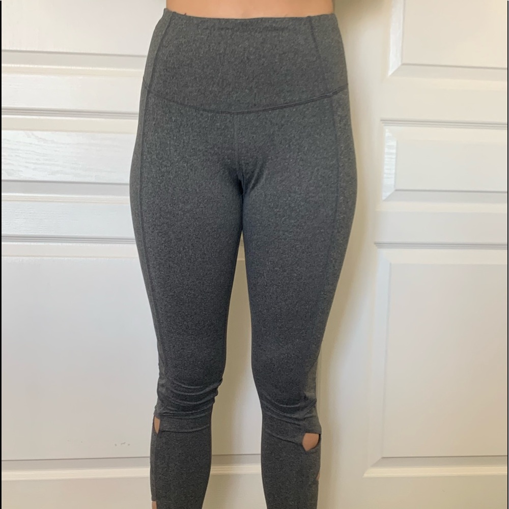 gray champion leggings